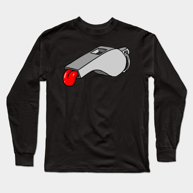 Whistle Long Sleeve T-Shirt by Mikbulp